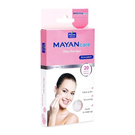 Miếng dán mụn Mayan care Ultra Thin, miếng dán mụn loại bỏ nhân mụn