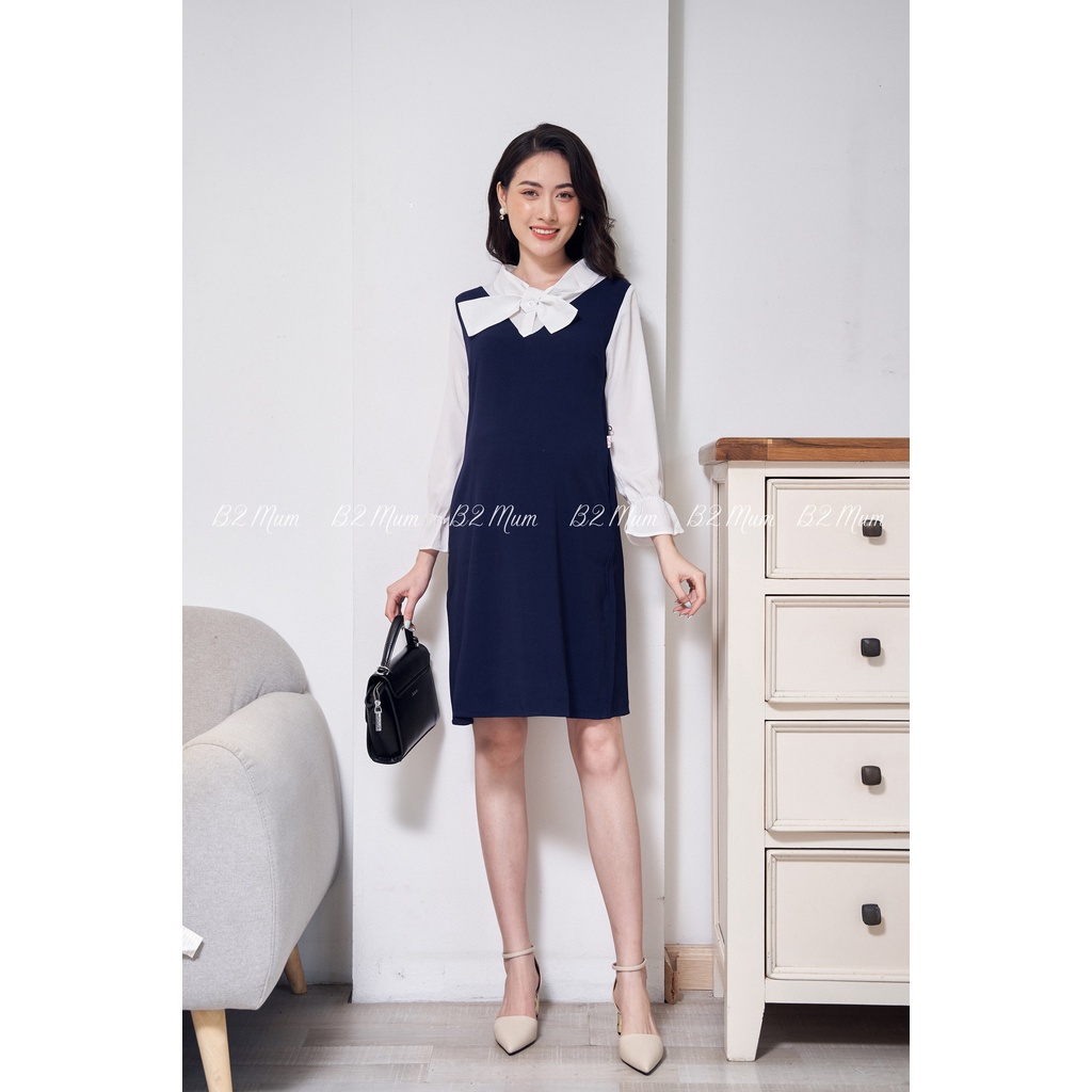 V204 Yếm liền V nơ cổ than