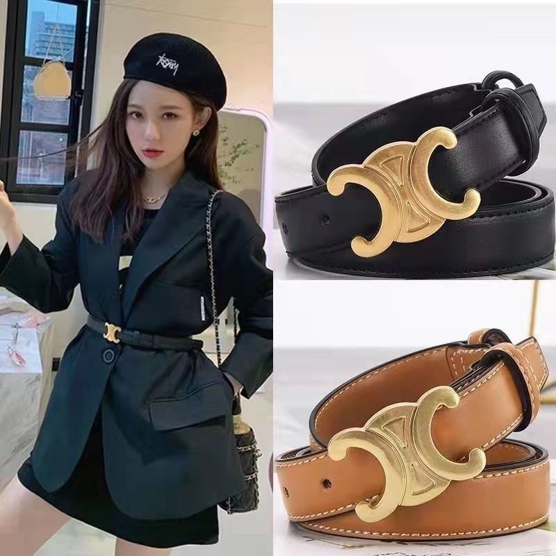 Thắt Lưng Thiết Kế Đơn Giản Thời Trang Theo Phong Cách Hàn Quốc Dành Cho Nữ