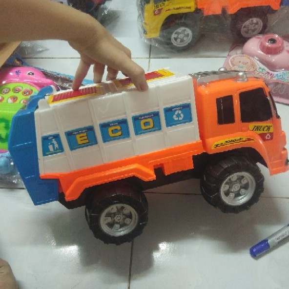 XE CHỞ RÁC CHO BÉ  Đồ Chơi Xe Tải Chở Rác Loại To Đẹp Hàng Việt Nam Vừa Học Vừa Chơi SIZE TO NHẤT