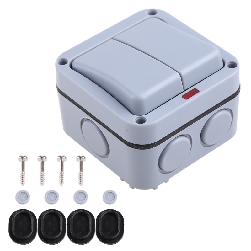 Ổ Cắm Điện MP12 Chống Nước / Bụi Bẩn Gắn Tường Tiện Dụng Cho Sân Vườn