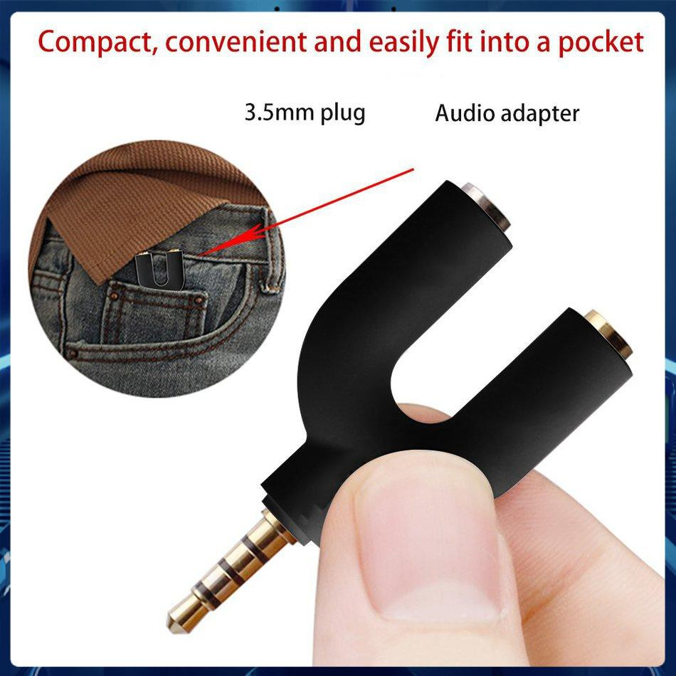Giắc Cắm Chuyển Đổi Âm Thanh 3.5mm Cho Laptop Điện Thoại Di Động | BigBuy360 - bigbuy360.vn