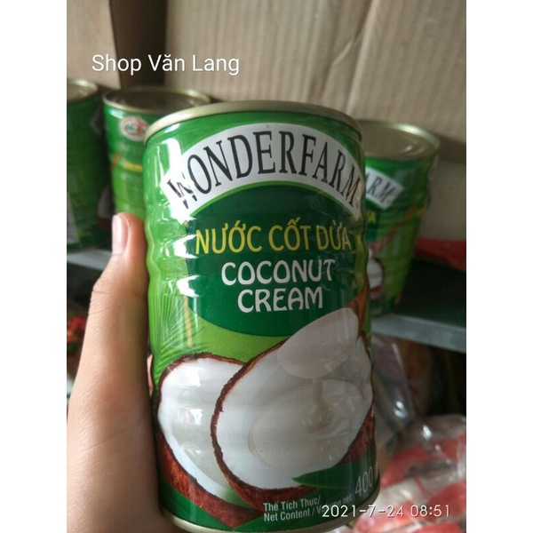 Nước cốt dừa lon 400 ml đặc sánh thơm ngon