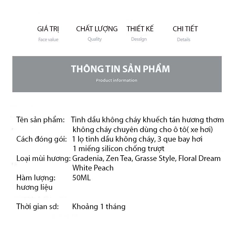 CITTA Tinh dầu Thơm Ô Tô - Nước Hoa Khử Mùi Ô Tô Tạo Hương Thư Giãn