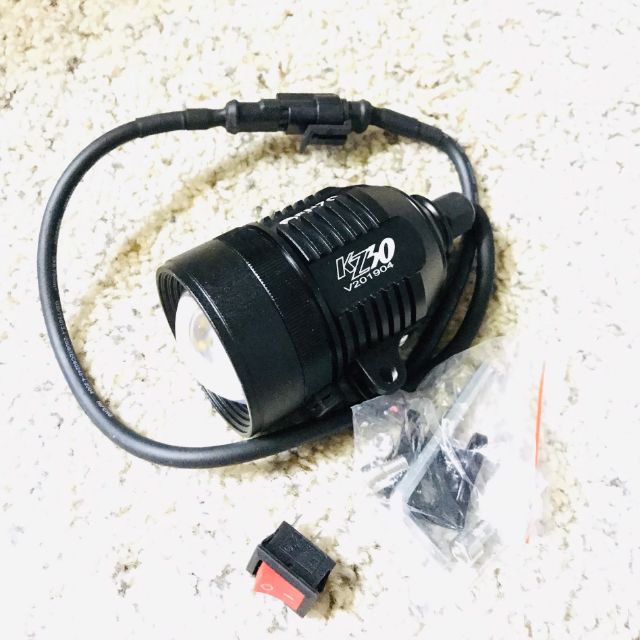 HP65 ĐÈN LED TRỢ SÁNG GƯƠNG CẦU THU PHÓNG ÁNH SÁNG 40W tặng kèm công tắc on off