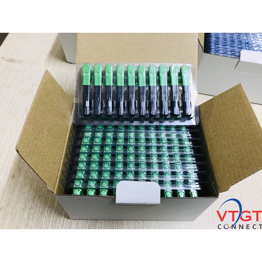 Đầu bấm nhanh fast connector SC/APC