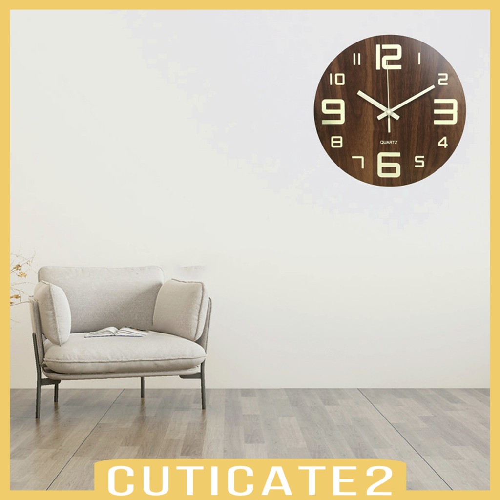 Đồng Hồ Treo Tường Dạ Quang 12 &quot;Cuticate2