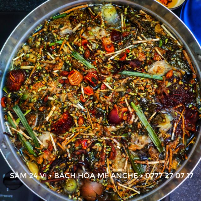 Sâm 24 vị phần nấu 10 lít sâm meanche