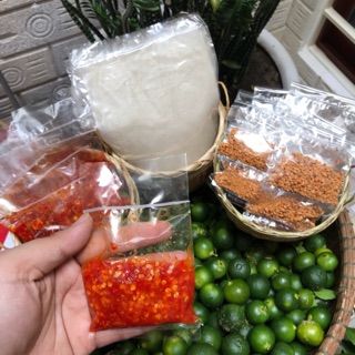 Combo 50 BỊCH BÁNH TRÁNG ỚT TẮC SIÊU CAY NGỌC THUỶ