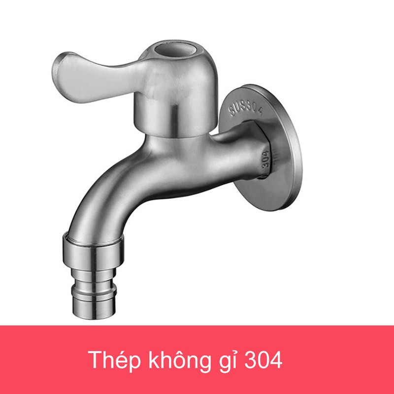 Vòi hồ - vòi máy giặt Inox 304