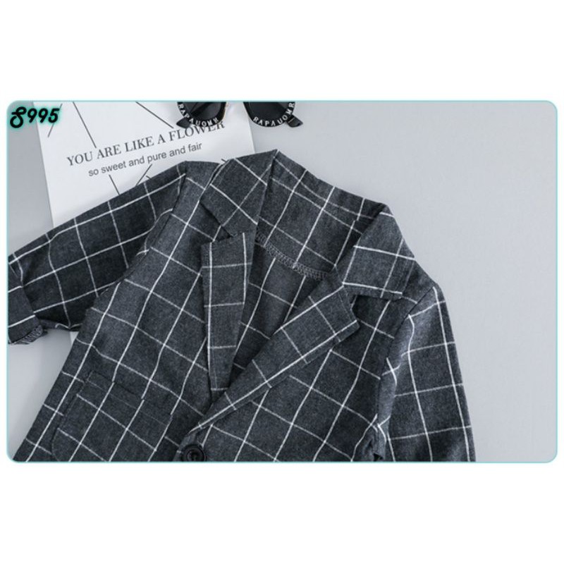 S995 - Set Bộ Vest CaroSize 9-18kg
Giá lẻ 310k