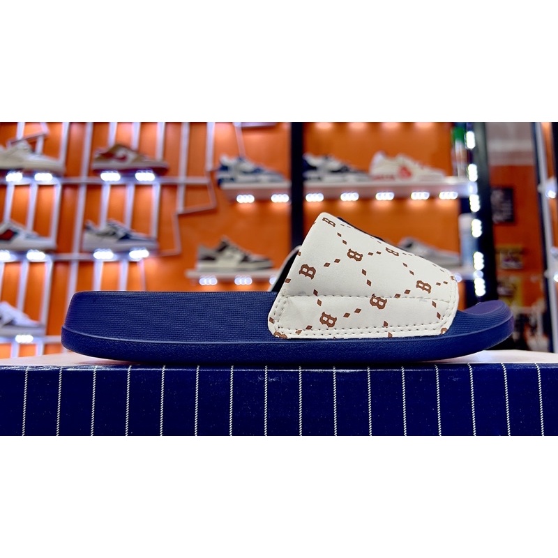 DÉP QUAI NGANG CHỮ B MÀU XANH ĐEN