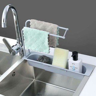 Giá treo bồn rửa chén bát đa năng.