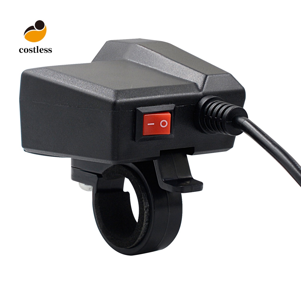 Túi Đựng Đồ Dùng Cao Cấp Tiện Dụng| Bộ Chuyển Đổi Sạc Điện Thoại USB Kép Đa Năng Gắn Xe Máy