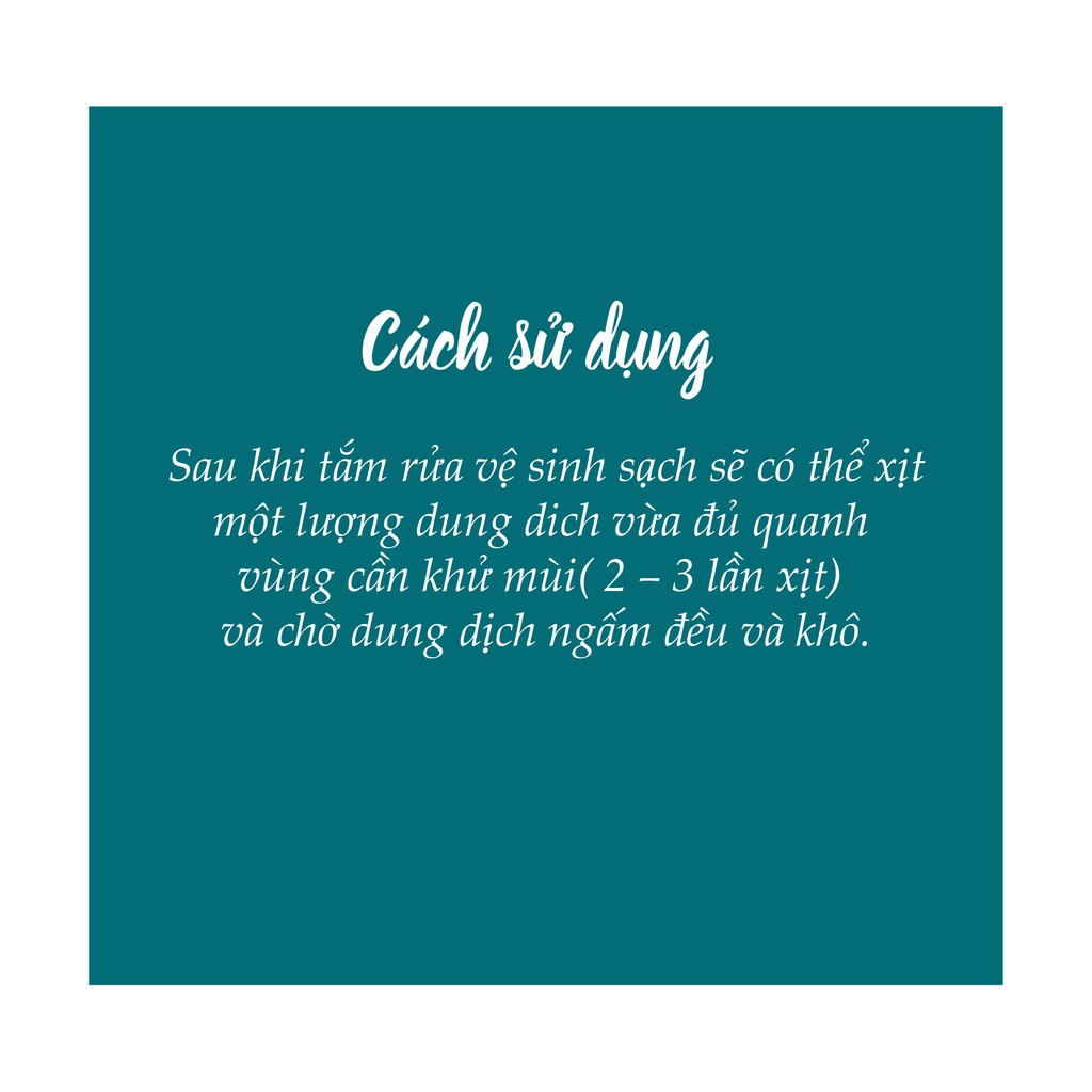 Khử Mùi Cơ Thể Thảo Dược HoNa. Hỗ trợ khử mùi cơ thể, loại bỏ tác nhân gây mùi, giảm mồ hôi | BigBuy360 - bigbuy360.vn