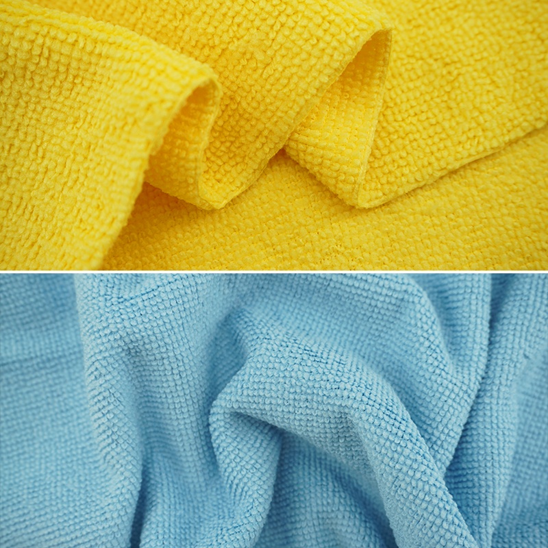 Khăn Lau Không Viền Vệ Sinh Nội Thất Ngoại Thất Xe Ô Tô Sợi Vải Microfiber Mềm Mịn