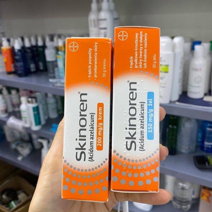 Kem Skinoren giảm mụn giảm thâm nám Azelaic Acid 200mg / g BaLan
