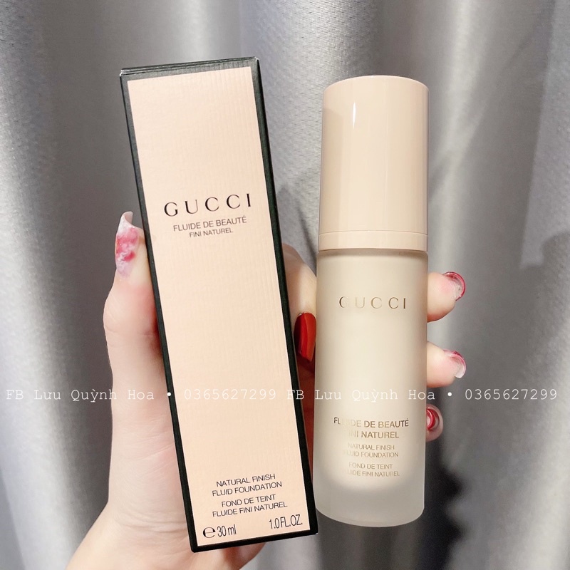 Kem nền GUCCl Natural Finish Fluid Foundation 30ml tone sáng