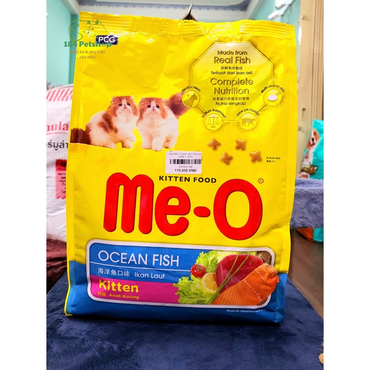 Hạt Me-o Vị Cá Hồi Gói 1,1kg Cho Mèo Lớn