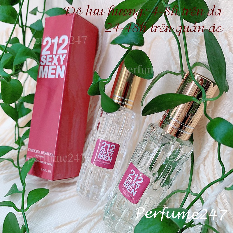 NƯỚC HOA NAM MINI 212 SEXY MEN 20ML THƠM LÂU