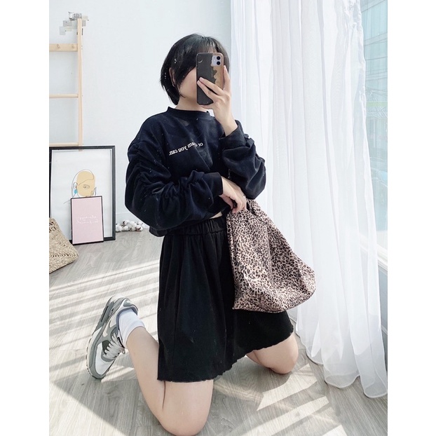 Set coptop tay bồng và chân váy