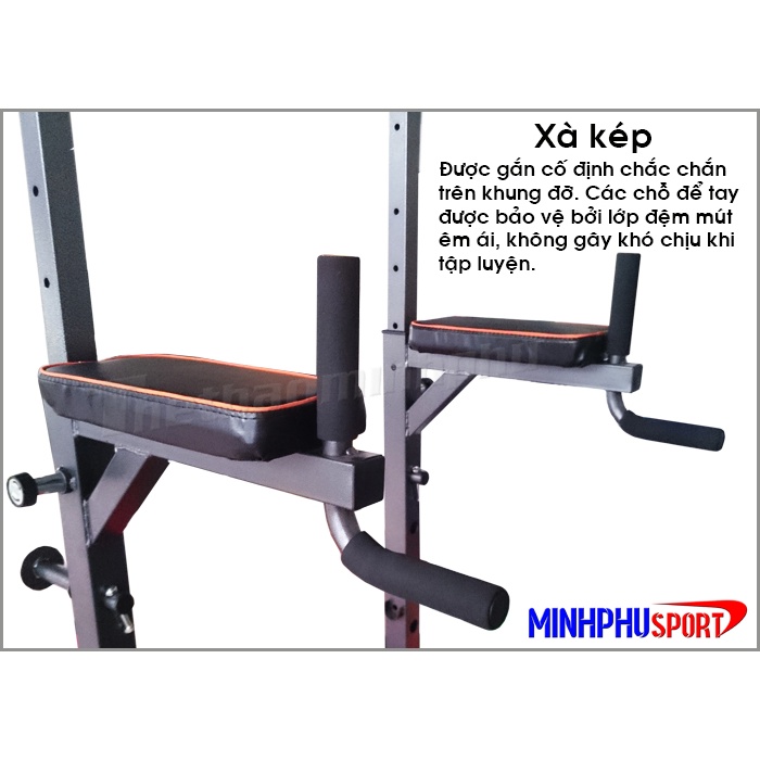 Ghế tập tạ đa năng 2016 New 💢Giàn tập gym giá rẻ💢 Máy tập thể hình cho gia đình - Giá chưa bao gồm đòn và tạ