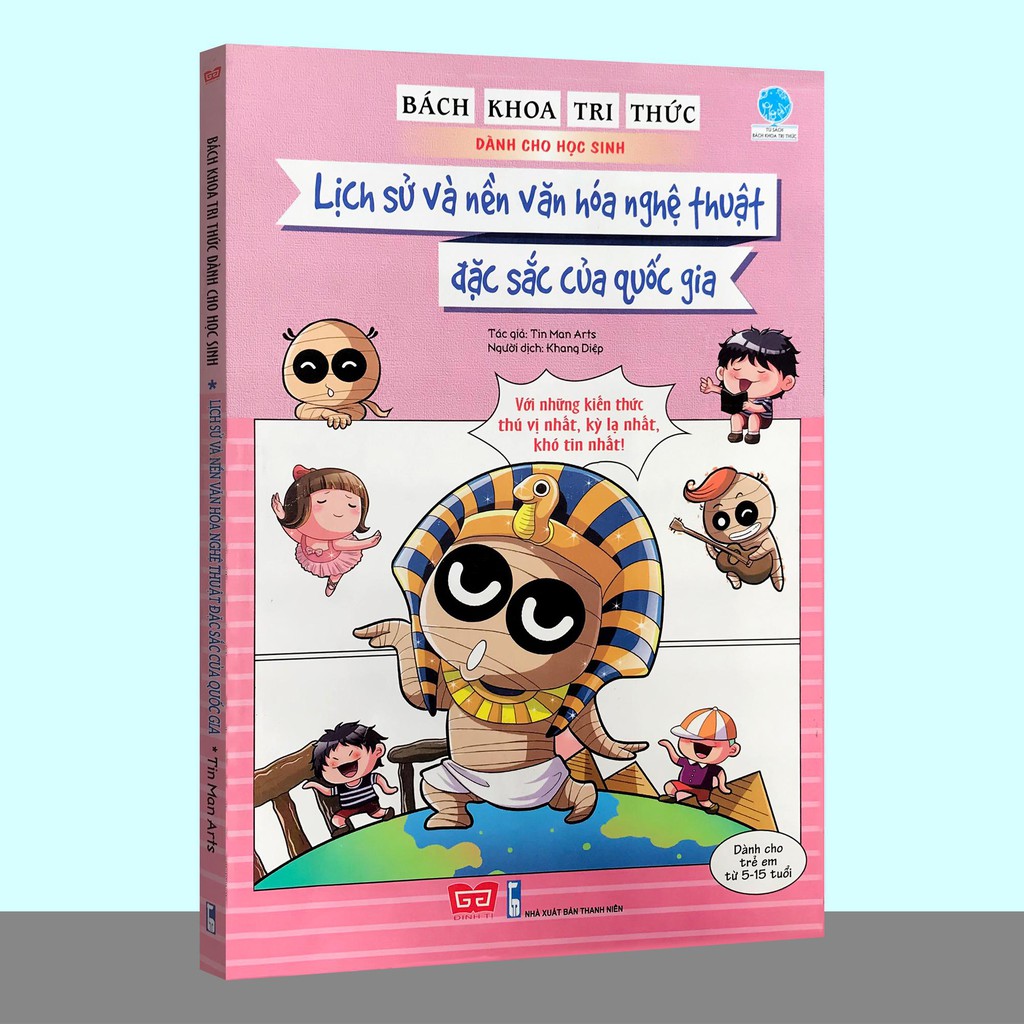 Sách - Bách Khoa Tri Thức Dành Cho Học Sinh - Lịch Sử Và Nền Văn Hóa Nghệ Thuật Đặc Sắc Của Quốc Gia
