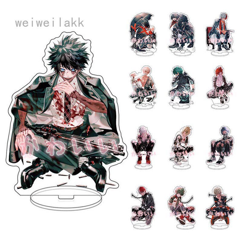 Thời Trang Móc Khóa Hình Nhân Vật Todoroki Shoto Bakugou Katsuki Midoriya Izuku Trong Phim My Hero Academia