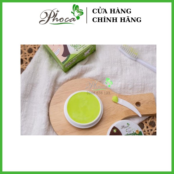 Phoca Kem đánh răng, combo 2 hộp kem đánh răng cho người niềng răng giúp răng trắng sáng, hơi thở thơm mát 25gr