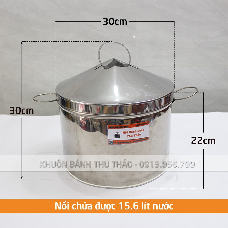 Nồi tráng bánh cuốn truyền thống 30cm Thu Thảo