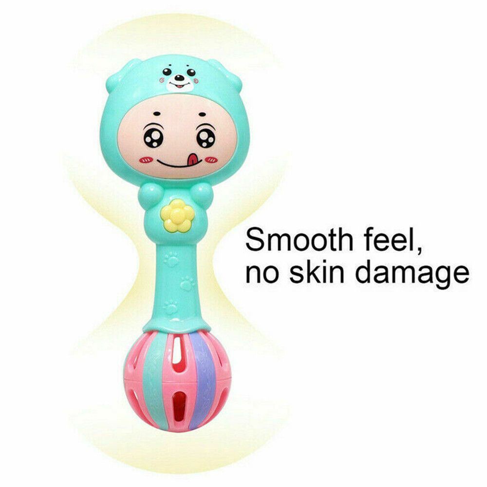 DAPHNE Gift Baby Kids Hand Bell Music Sensory Rattle Toys Set Rattle Cute Musical Education Shake Teether