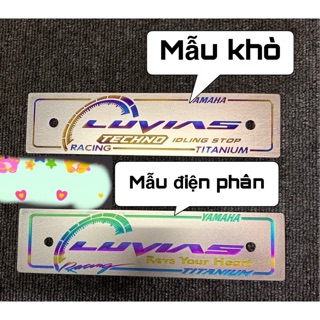 BẢNG TÊN XE MÁY LUVIAS KIỂU TITAN CAO CẤP