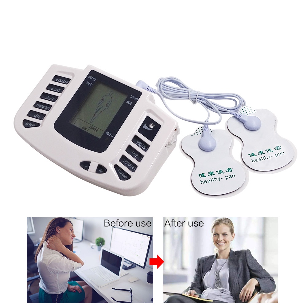 Máy mát xa Suolaer với 16 tấm điện cực kích thích cơ toàn thân giúp cơ thể thư giãn