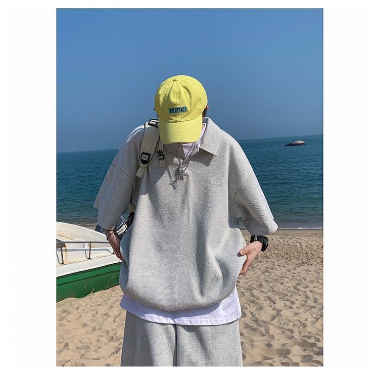 Set Đồ Thể Thao Ngắn Tay Form Rộng Thời Trang Mùa Hè Dành Cho Nam