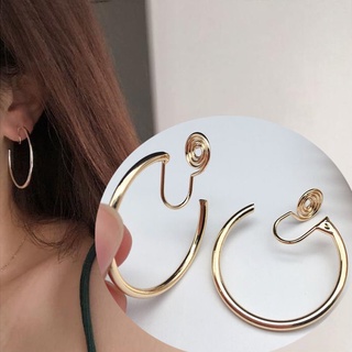 ✨ Miss Jolie✨Bông tai dạng kẹp không xỏ lỗ Không đục lỗ tai Không Cần Xỏ Lỗ Tai Lớn Không Cần Xỏ Khuyên Fe