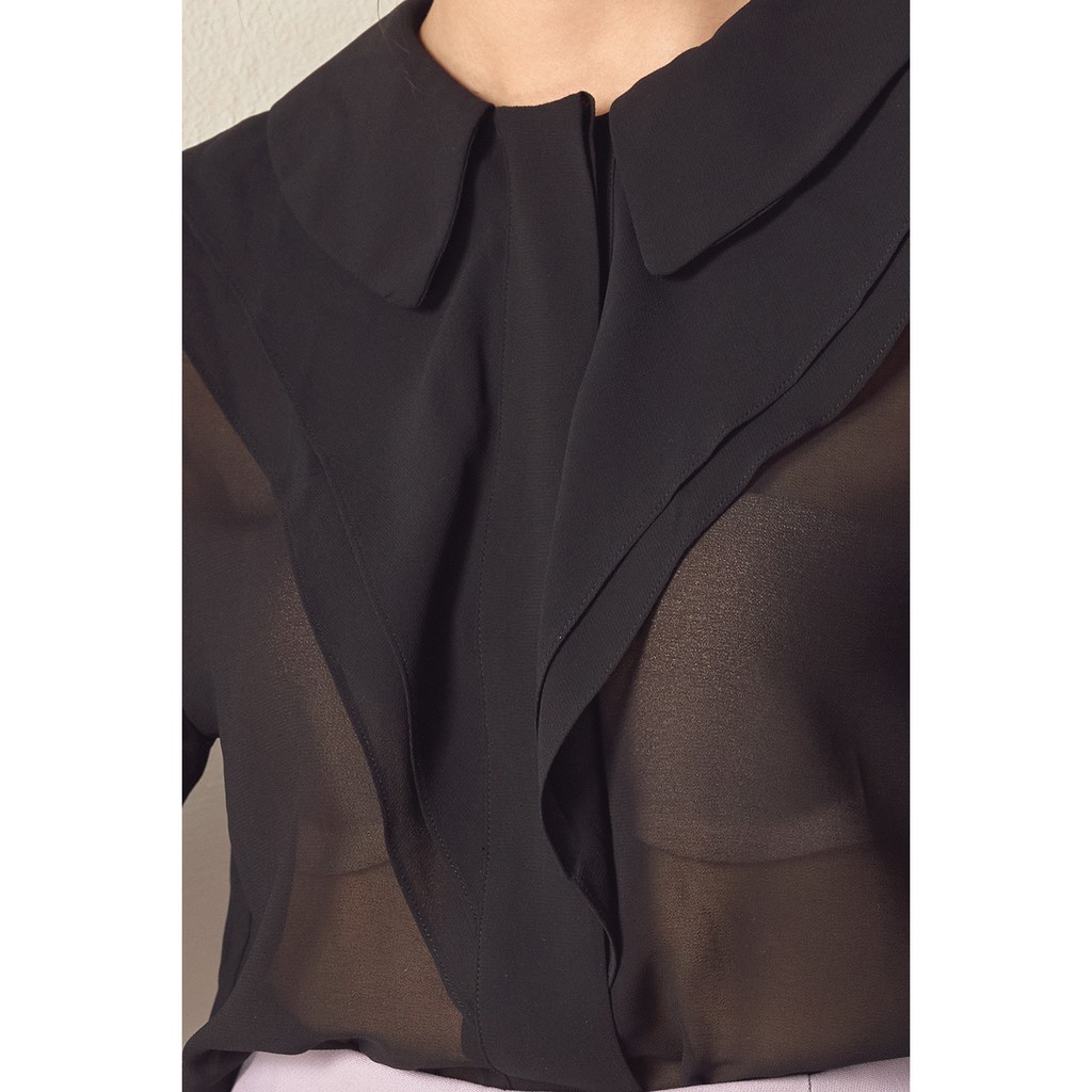 Áo sơmi dài tay bèo cổ thân trước- 20Again - ASA0974 | BigBuy360 - bigbuy360.vn