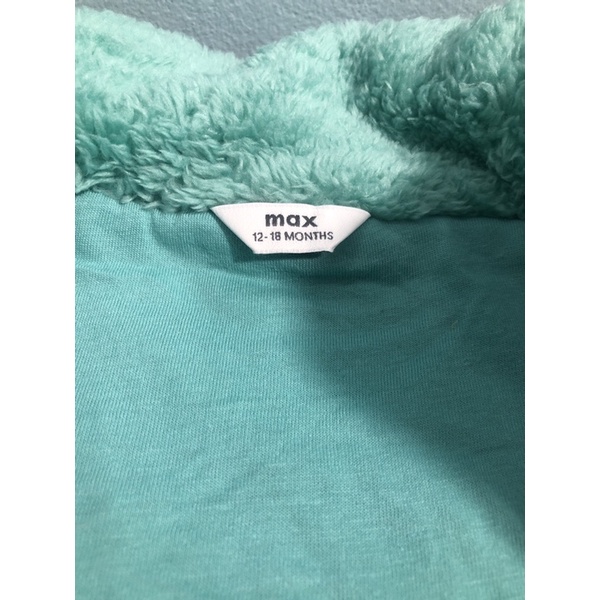 Áo lông bé gái Max 3-24m  Áo lông cừu lót thun cotton mềm xuất dư 1221
