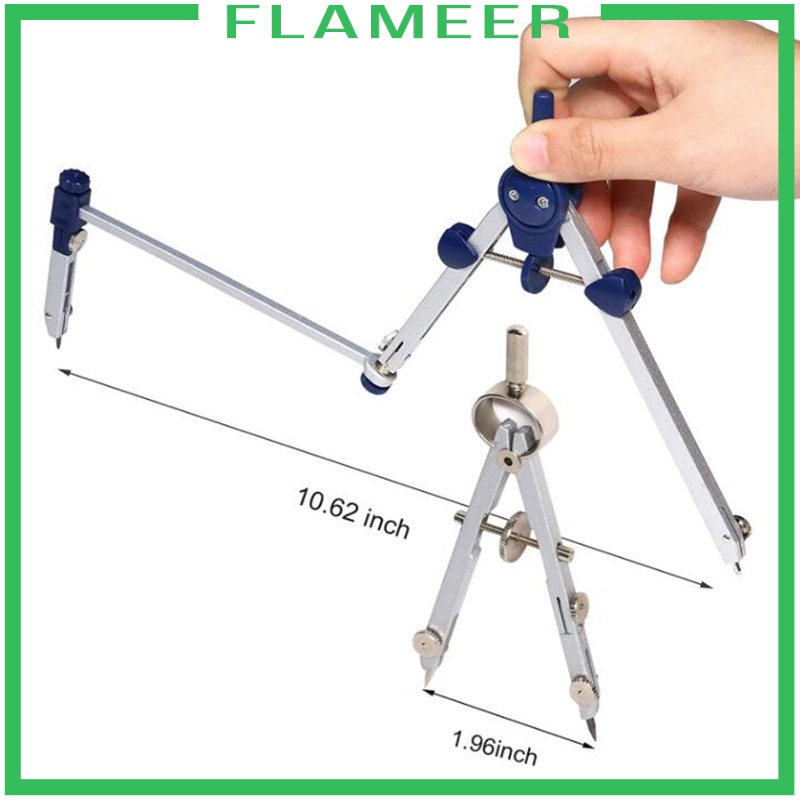 Bộ 7 La Bàn Vẽ Hình Tròn Chuyên Nghiệp