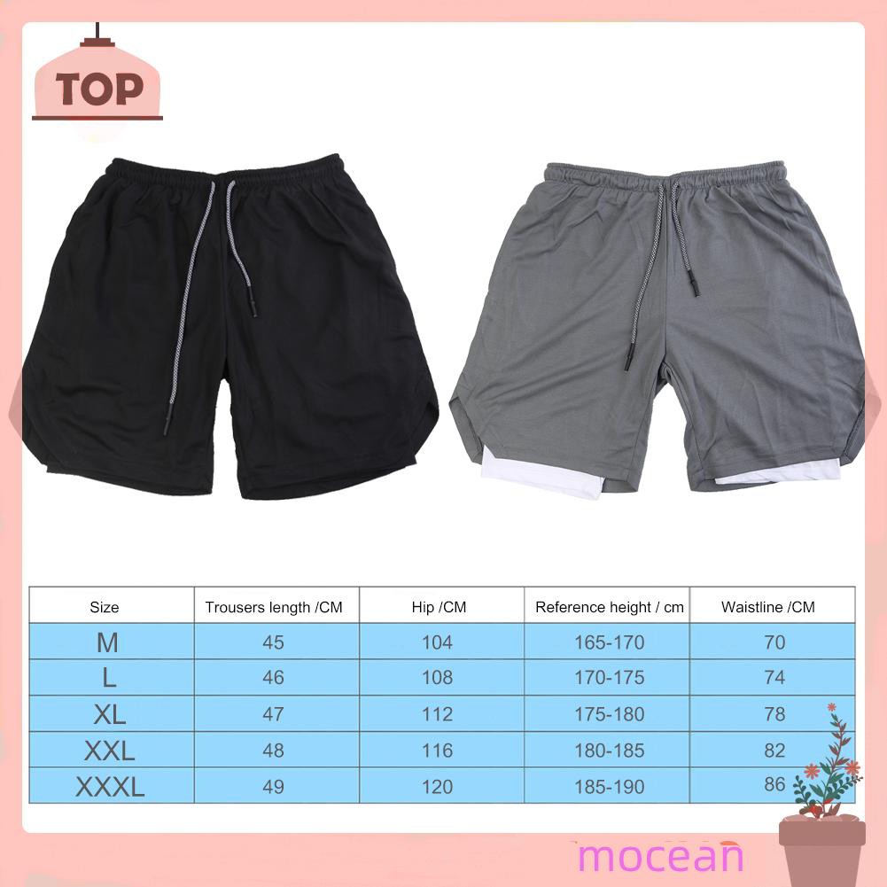 Men Fitness Gym Shorts Body Building Workout Casual Quick Dry Clothing