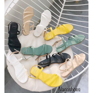 SANDAL NAGASHOES 2 QUAI MẢNH MŨI TRÒN NAS153