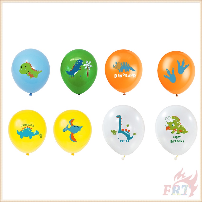 Quả bóng cao su hình chú khủng long xinh xắn trang trí tiệc sinh nhật đẹp mắt 12inch