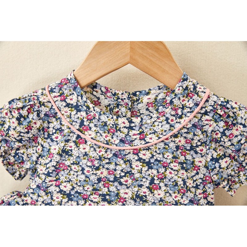 Suit body bé gái hoa nhí