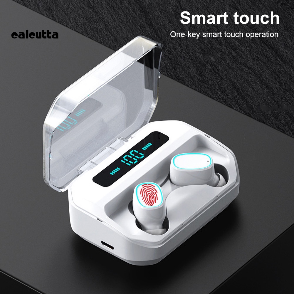 Tai Nghe Nhét Tai M8 Kết Nối Bluetooth 5.0 Hiển Thị Màn Hình Kỹ Thuật Số