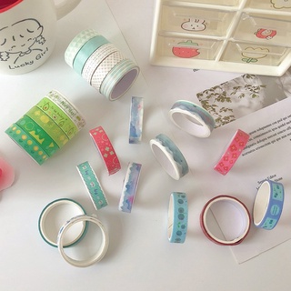 Băng dán trang trí washi tape màu retro 2