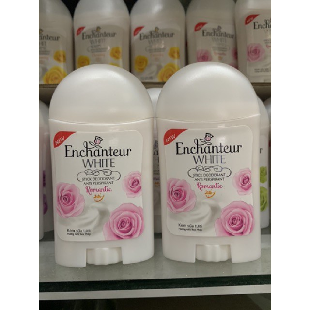 Sáp khử mùi Enchanteur 40g có 4 mầu như hình