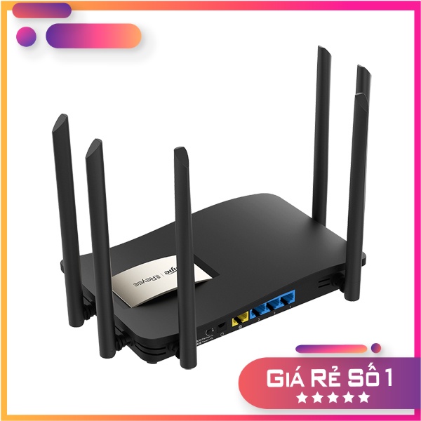 Router wifi cho gia đình RUIJIE RG-EW1200G Pro, bộ phát wifi 6 râu xuyên tường- Hàng chính hãng