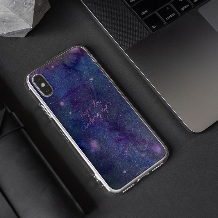 Ốp Lưng Cổ vũ không ngừng tìm kiếm vẽ vũ trụ Iphone 7/7Plus/8/8Plus/X/Xs/Xs Max/11/11 Promax/12/12 Promax TXT20210137