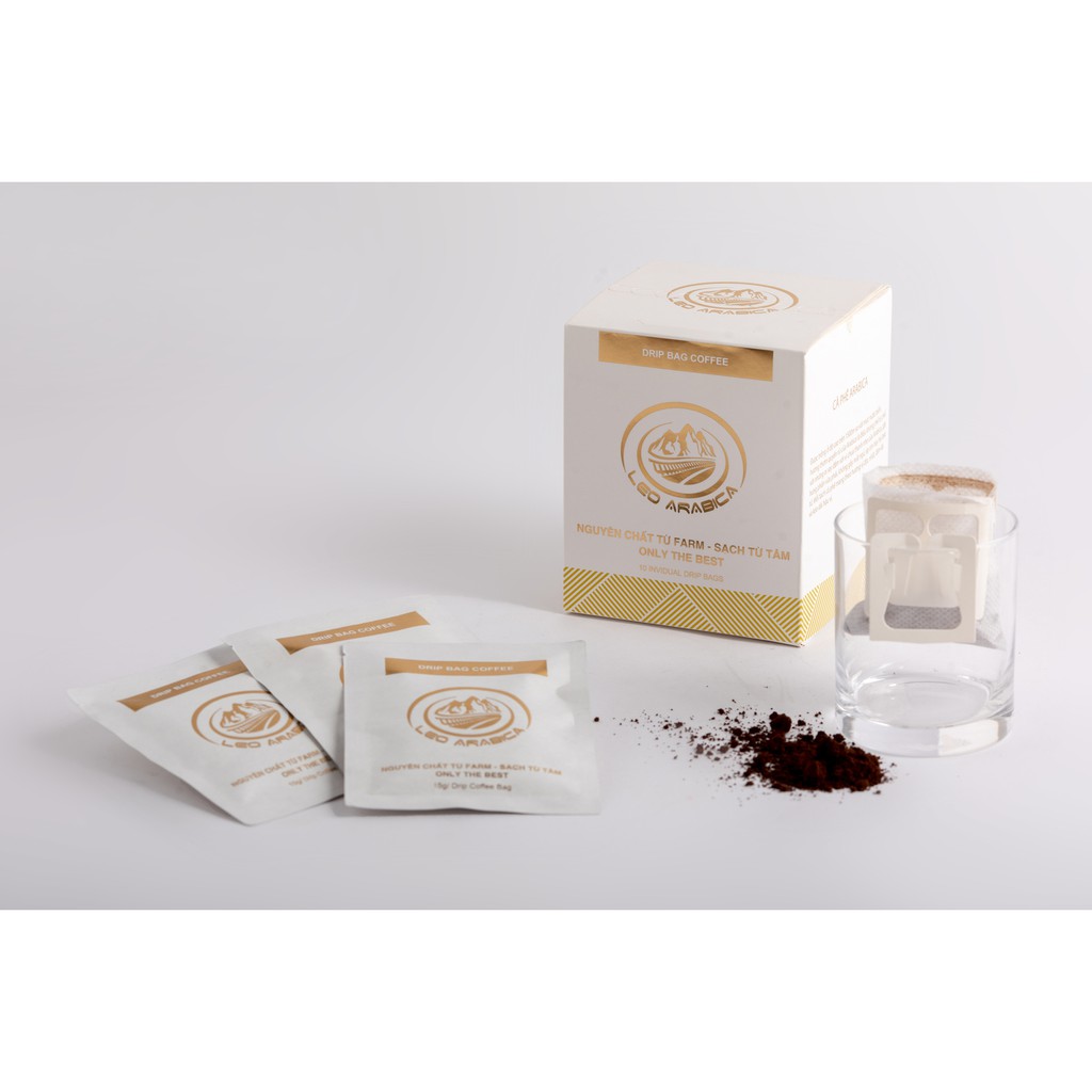 Cà Phê Phin Giấy Leo Arabica - Drip Bag - Arabica 100% - Americano