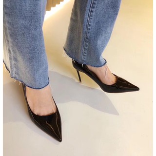 giày pumps cao gót cổ điển 9p