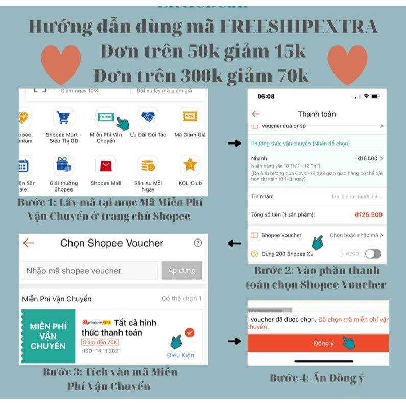 Bộ 4 Màu Đất Nặn Kèm Set 6 Khuôn Nhựa Tạo Hình Không Bết Dính Bền Đẹp Cho Bé 2 3 4 Tuổi Phát Triển Đôi Tay Khéo Léo